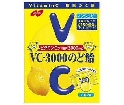 Nobel Confectionery VC-3000 Throat Lozenges 90g x 6 pieces 