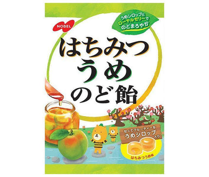 Nobel Seika Bonbons pour la gorge au miel et aux prunes 110 g x 6 sachets 