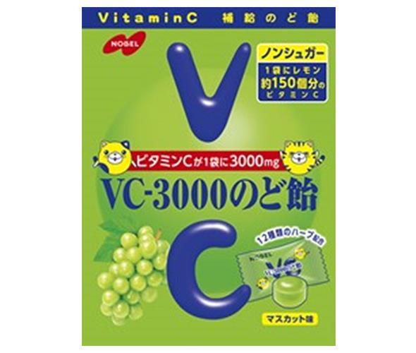 ノーベル製菓 VC-3000のど飴 マスカット 90g×6袋入