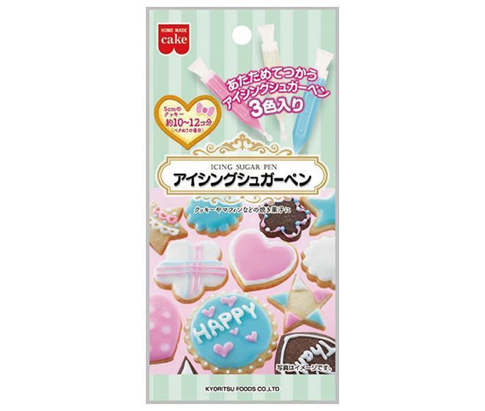 [11/25~ 10% off all products!!] Kyoritsu Foods Icing Sugar Pen 33g (11g x 3) x 5 bags