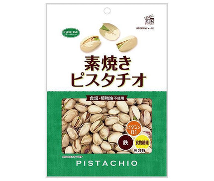 Kyoritsu Foods Unglazed Pistachios, Value Pack, 160g x 12 Bags 