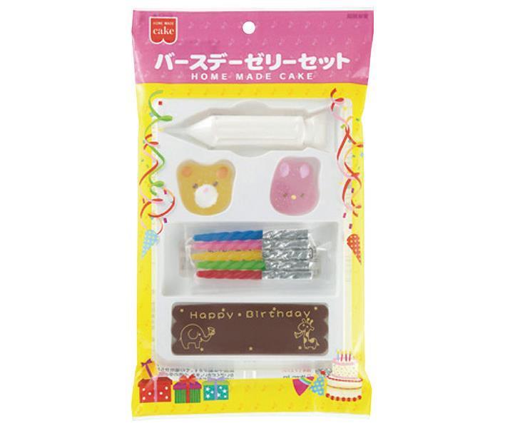 Kyoritsu Foods Birthday Jelly Set 4 items x 5 bags 