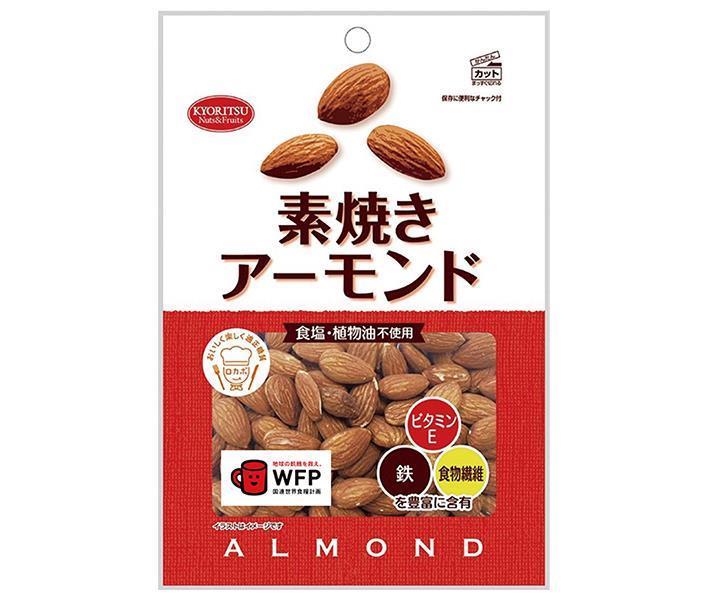 Kyoritsu Foods Unglazed Almonds, Value Pack, 200g x 12 Bags 