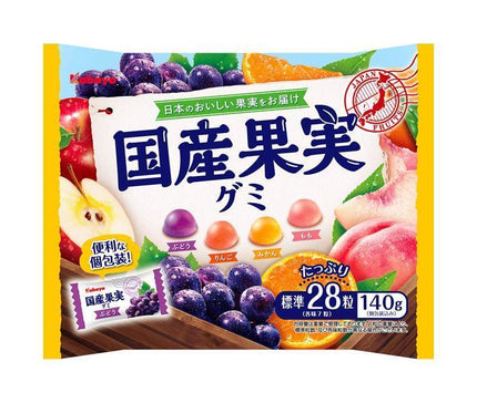 Kabaya Gomme aux fruits domestiques 140g x 10 sachets 