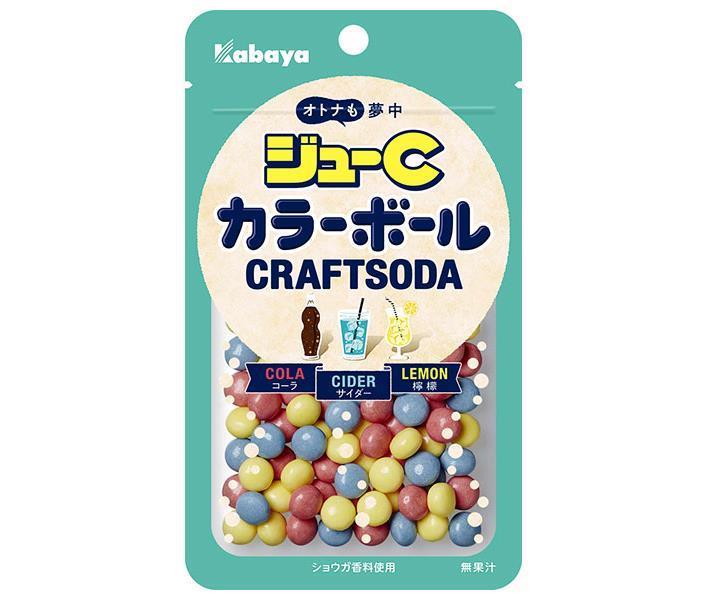 カバヤ ジューCカラーボール クラフトソーダ 45g×10袋入