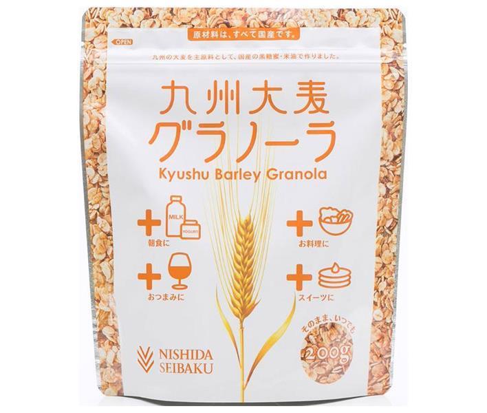 Nishida Seimai Kyushu Barley Granola 200g x 12 bags 