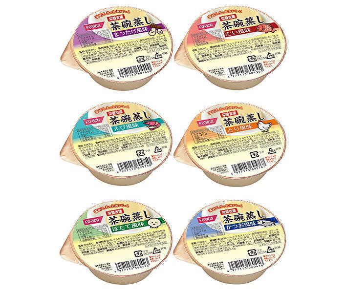 Horika Foods Support nutritionnel Chawanmushi Assortiment 24 (6 types x 4) x 1 boîte 