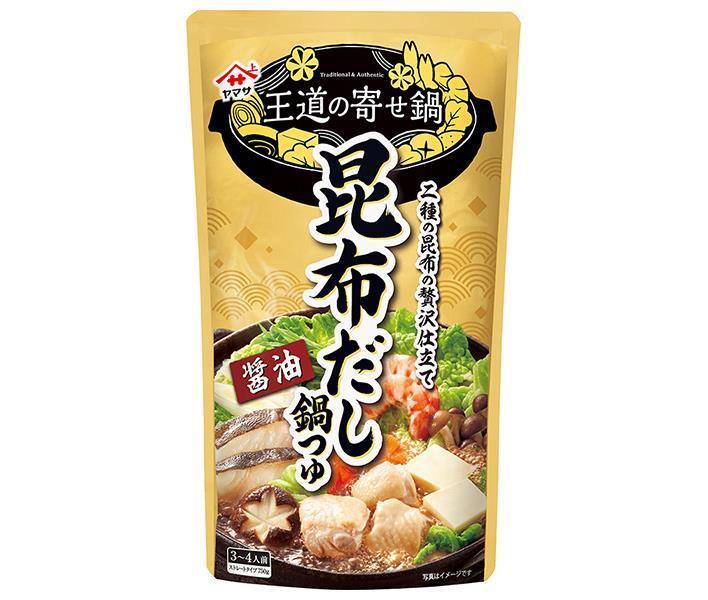 Yamasa Soy Sauce Classic Yosenabe Konbu Stock Hot Pot Soup Soy Sauce 750g Pouch x 12 Bags 