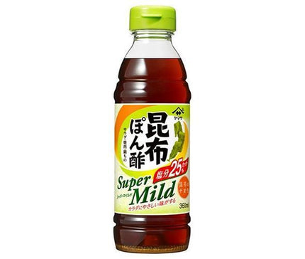 ヤマサ醤油 昆布ぽん酢 スーパーマイルド 360mlペットボトル×12本入