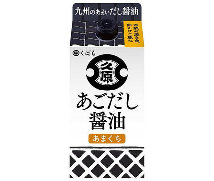 久原醤油 あごだし 醤油 200ml紙パック×12本入【日本出荷】