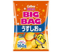 Calbee BIG BAG Chips de pommes de terre saveur Shio légère 160 g x 12 sachets 