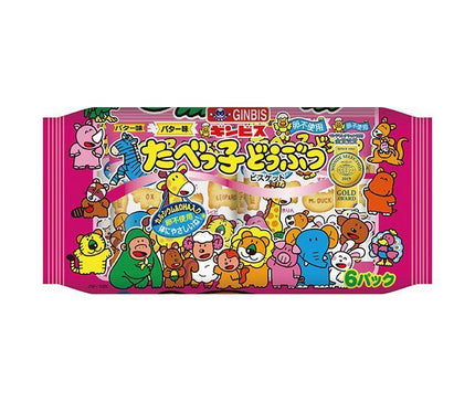 Ginbis Tabekko Animal Butter Flavor 6P 138g x 12 pieces 