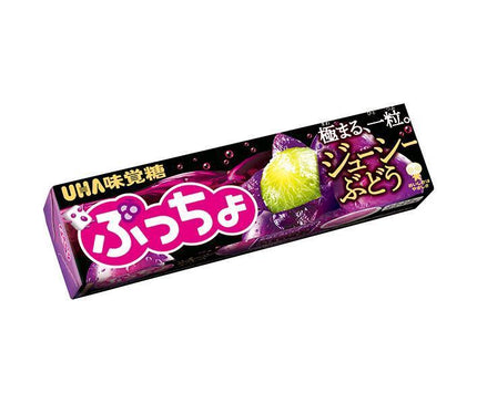 UHA味覚糖 ぷっちょスティック ジューシーぶどう 10粒×10個入