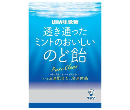 UHA Mikakuto Clear Mint Delicious Throat Candy 92g x 6 bags 