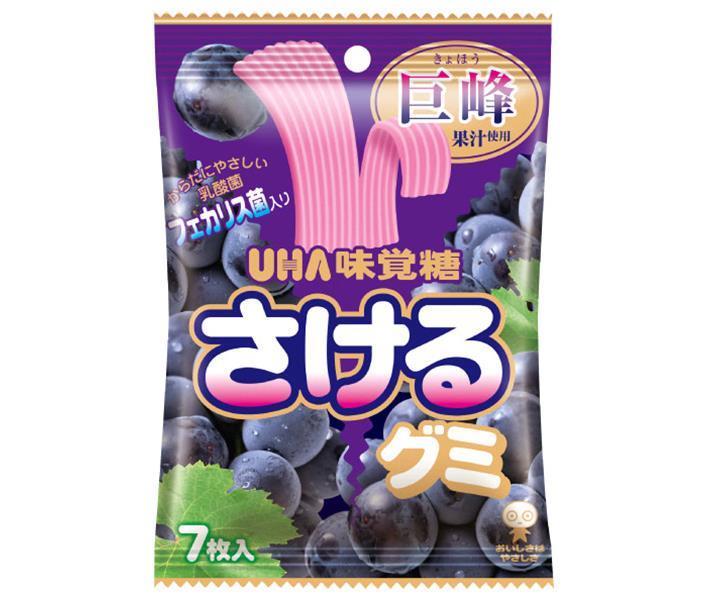 UHA Mikakuto Sakeru Gummy Kyoho 7 pieces x 10 bags 