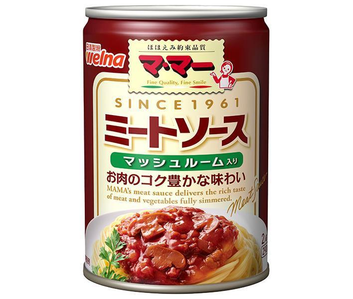 [11/25~ 10% off all products!!] Nissin Welna Ma Ma Meat Sauce with Mushrooms 290g can x 12 cans