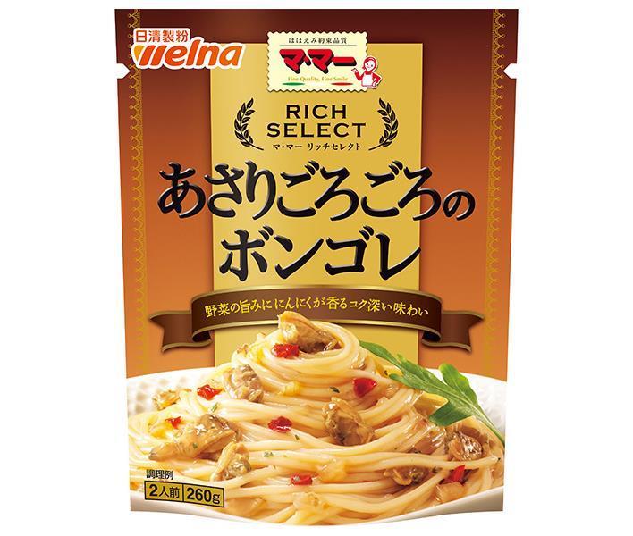 [11/25~ 10% off all products!!] Nissin Welna Ma Ma Rich Select Clam Vongole 260g x 6 bags