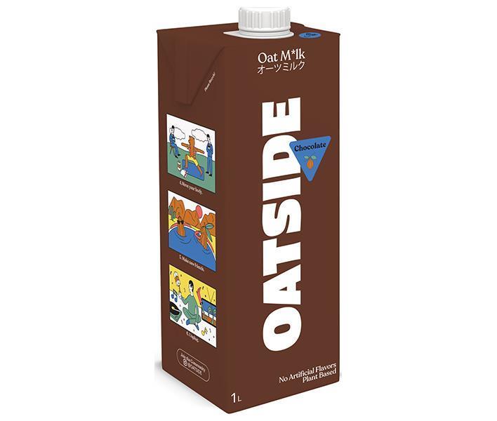 [11/25~ 10% OFF all products!!] QBB Oat Milk Chocolate 1000ml paper pack x 6 pieces