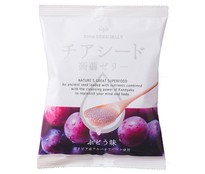 Wakasho Chia Seed Konnyaku Jelly Saveur Raisin 10 pièces x 12 sachets 