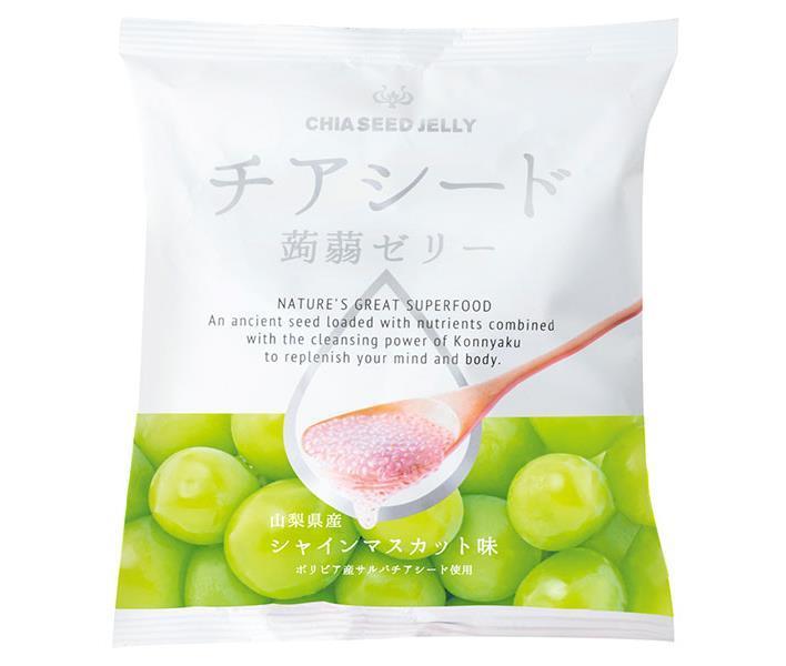 Wakasho Chia Seed Konjac Jelly Shine Muscat 10pcs x 12 bags 