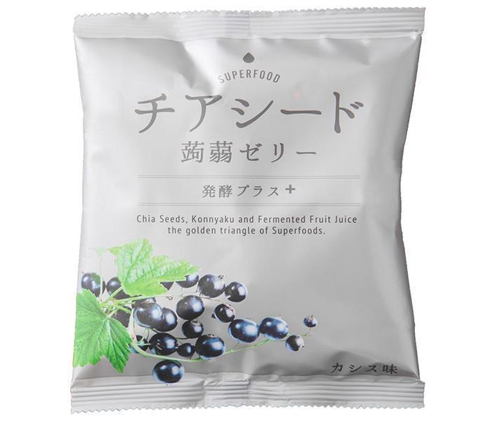 Wakasho Chia Seed Konjac Jelly Fermented Plus Blackcurrant 10pcs x 12 bags 