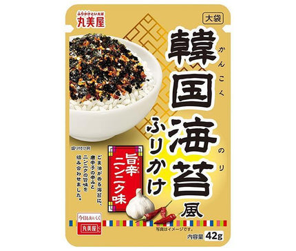 Marumiya furikake style algues coréennes délicieuse saveur d'ail épicé 38g x 10 sachets