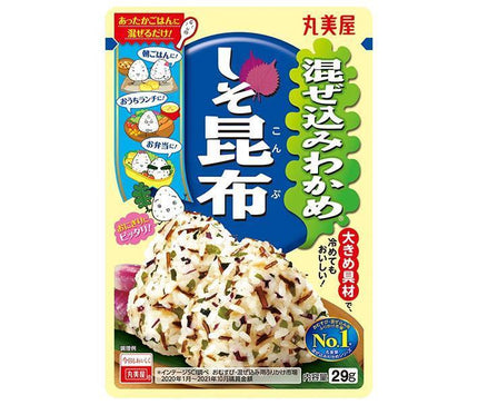 丸美屋 混ぜ込みわかめ しそ昆布 29g×10袋入