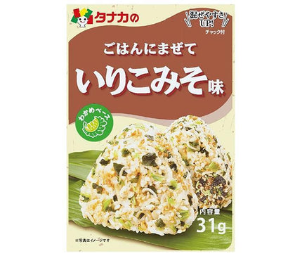 Tanaka Foods Mix au riz iriko saveur miso 31g x 10 sachets 