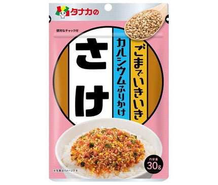 Tanaka Foods Sésame Ikiiki Calcium Furikake Saumon 30 g x 10 sachets 