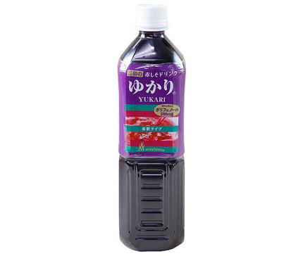 [11/25~ 10% off all products!!] Mishima Foods Red Shiso Drink Yukari 900ml PET bottle x 6 bottles