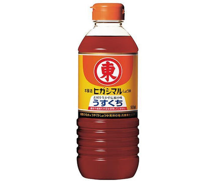 ヒガシマル醤油 うすくちしょうゆ 500mlペットボトル×12本入