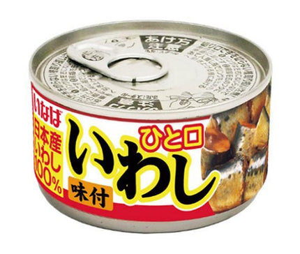 いなば食品 ひと口いわし 味付 115g缶×24個入