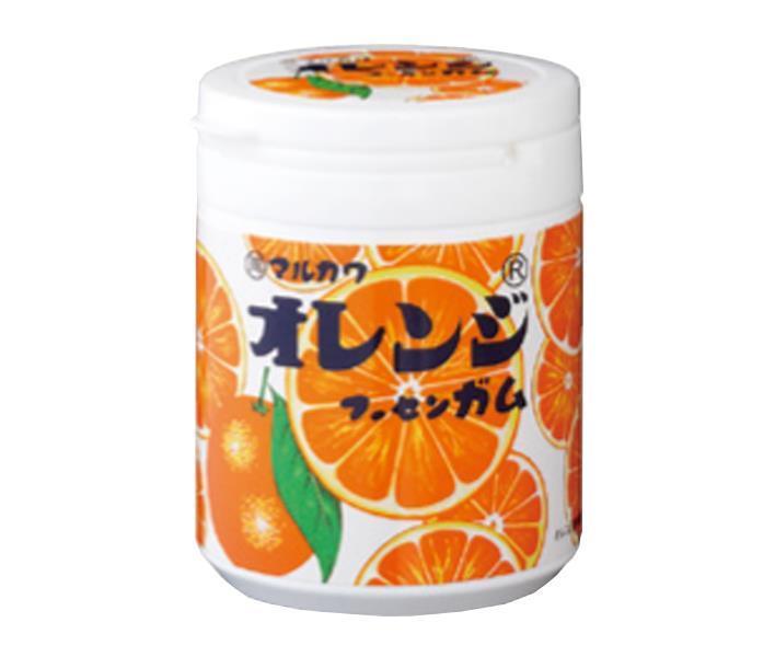 Marukawa Seika Orange Marble Gum Bottle 130g x 6 pieces 