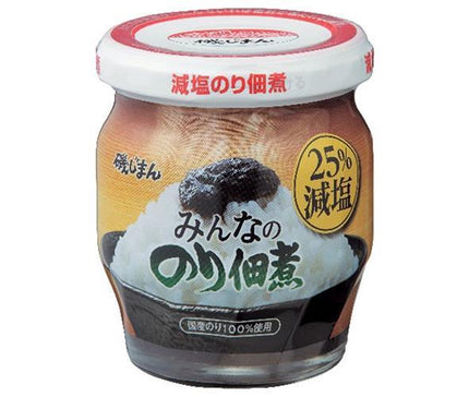 Isojiman Minna no Nori Tsukudani 25% moins de sel bouteille 145g x 12 pièces