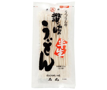 Ishimaru Seimen Semi-dried Ritsurin Sanuki Udon 300g x 10 bags 