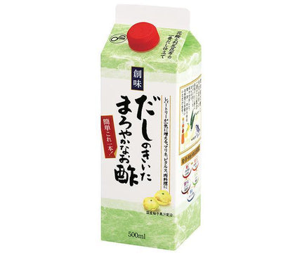 創味食品 創味 だしのきいたまろやかなお酢 500ml紙パック×6本入