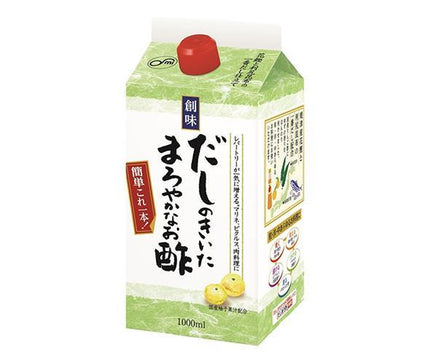 創味食品 創味 だしのきいたまろやかなお酢 1000ml紙パック×6本入