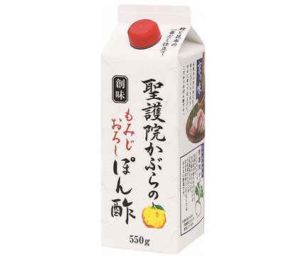 創味食品 創味 聖護院かぶらのもみじおろしぽん酢 550g紙パック×6本入