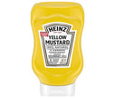 Heinz Yellow Mustard Upside Down Bottle 226g x 12 Bottles 