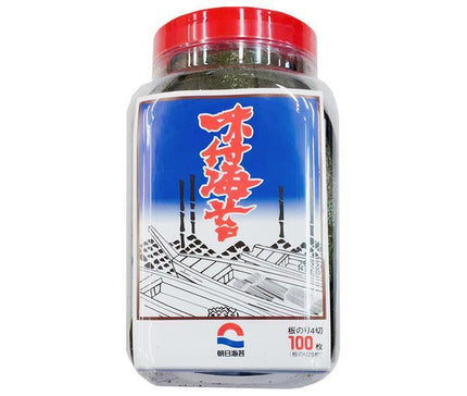 朝日海苔本舗 味付海苔 4切100枚(板のり25枚)×3個入