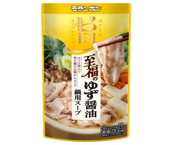 モランボン コク旨スープがからむ 至福のゆず醤油鍋用スープ 750g×10袋入