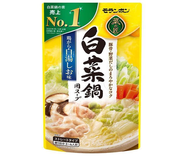 Moranbong Chinese cabbage hotpot soup, chicken bone salt flavor, 750g x 10 bags 