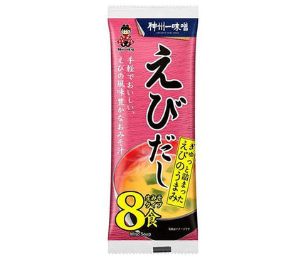 Shinshuichi Miso Soupe Miso Crue Instantanée Crevettes Dashi 8 portions x 12 sachets 