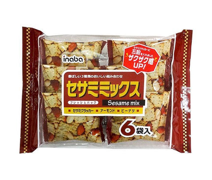 Inaba Peanuts Sesame Mix 6 bags x 12 bags 