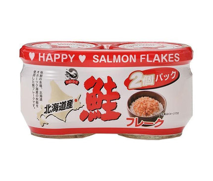 Happy Foods Hokkaido Salmon Flakes (50g bottle x 2) x 12 pieces 