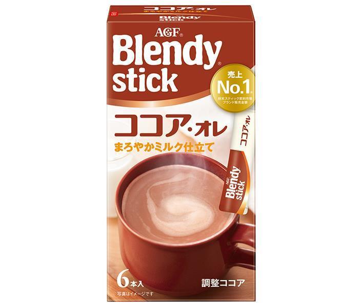 AGF Blendy Stick Cocoa Au Lait (10.3g x 6 sticks) x 24 boxes