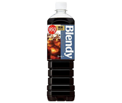 Suntory Blendy Bottled Coffee, Lightly Sweetened, 950ml PET Bottle x 12 