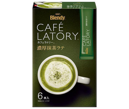 AGF ブレンディ カフェラトリー スティック 濃厚抹茶ラテ (11.5g×6本)×24箱入