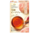 AGF Blendy Cafe Latory Stick Rich Peach Tea (6.5g x 7 sticks) x 24 boxes 