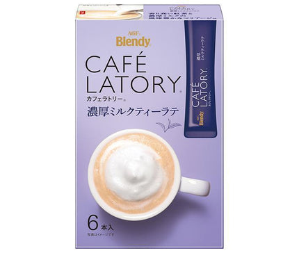 AGF ブレンディ カフェラトリー スティック 濃厚ミルクティーラテ (11g×6本)×24箱入